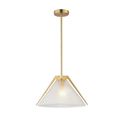 Artcraft Lighting Baltic 1 - Light Pendant in  Brass/Black