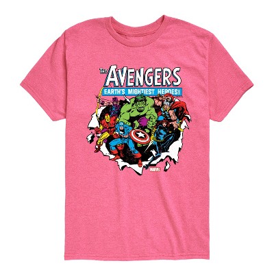 Boys' - Marvel - Avengers Paper Rip Short Sleeve Graphic T-Shirt