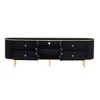 NicBex Modern TV Stand for TVs up to 80 Inches Entertainment Center with 4 Drawers and 1 Cabinet for Living Room - 3 of 4