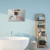 Stupell Industries Bathroom Pug with Newspaper Canvas Art - 3 of 4