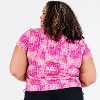 Calypsa Women's Plus Size UPF 50+ Short Sleeve Adele Swim Top - 2 of 4