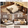 Twin Size Daybed Frame Metal Steel Slat Support, Heavy Duty Sofa Bed Platform for Living Room, Guest Room, Easy Assembly - 4 of 4