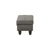 DOMETOUR Flannel Upholstered Ottoman-Soft Fabric Living Room Footrest or Accent Stool - 4 of 4
