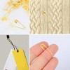Unique Bargains Clothes Trimming Metal Safety Pins with a Plastic Bag Gold Tone 90 Pcs - 4 of 4