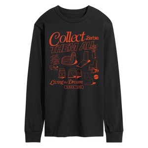Men's - Barbie - Doll Furniture Long Sleeve Graphic T-Shirt - 1 of 3