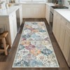 Area Rug, Rugs for Living Room, Washable Rug, Vintage Rugs for Entryway, Traditional Floor Cover, Thin Carpet, Kitchen Distressed Non Slip Mat - 3 of 4