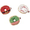 ETHICAL/SPOT Holiday Glazed Christmas Donuts Cat Toy - 4" Assorted styles- 1 Unit - 3 of 4