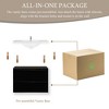 30" Wall-Mounted Bathroom Vanity with Resin Sink ââ‚?Floating Bathroom Cabinet with Soft-Close Hinges,Floating Vanity Cabinet - 2 of 4