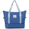 MAYEERTY 2 Piece Luggage Set with Bags Expanable Spinner Wheels Lock 20inch 28inch Blue - 3 of 4