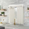 2pc Archaeo Washed Cotton Twist Tab Cafe Curtain Tier Pair - image 4 of 4