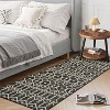Geometric Patio Runner Rug Blue Indoor Outdoor Non Shedding Easy Clean Boho Floor Mat for RV Picnic Porch Deck Balcony - 2 of 4
