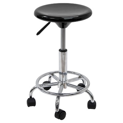 Studio Adjustable Barstool Black/Chrome - studio designs