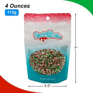 Sprinkle Me This – Christmas Blend Nonpareils – The Perfect Holiday Nonpareils Sprinkles in Festive Red, Green & White - 1 of 4