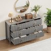 GAOMON 6-Drawer Dresser for Bedroom, 54" Extra Wide Modern Chest of Drawers with Metal Handle,for Living Room, Hallway - 2 of 4