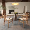 NicBex  Set of 2 Modern Classic Mid-Century Wishbone Dining Chair,Kitchen Side Chairs for Kitchen,Living Room - 4 of 4
