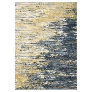 Modern Abstract Living Room Area Rug for Home Decor, Large Soft Non Slip Washable Carpet for Bedroom Dining Room - 1 of 4