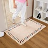 VECELO Front Door Mat Welcome Mat, Absorbent Muddy Kitchen Rugs, Non-Slip Rubber Backing Doormat - 2 of 4