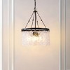 Selene 4 Light 20" Chandelier - CHA4056 - Black/Clear - Safavieh - 4 of 4