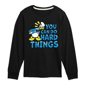 Boys' - Disney - You Can Do Hard Things Long Sleeve Graphic T-Shirt - 1 of 4