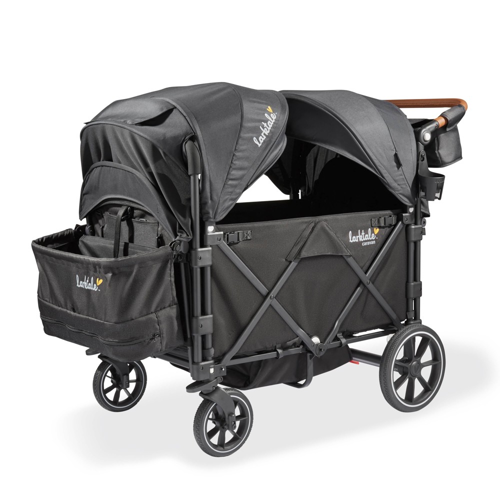 Larktale Caravan Quad 4-Seater Stroller Wagon - Byron Black -  92331662