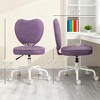 Heart Love Shaped Back Design Office Chair - 4 of 4