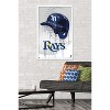 Trends International MLB Tampa Bay Rays - Drip Helmet 22 Framed Wall Poster Prints - 2 of 4