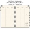 ESSENTIAL 2026 Monthly & Weekly Planner, 5"x8": 14 Months (Nov 2025-Dec 2026), Professional, Simple, Easy-to-Use Design and Poly Cover(Frosted) - 3 of 4