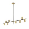 Calumet 8-Light Island & Billiards Light - Steel, Dimmable, Damp Rated, Industrial Design - 2 of 4