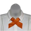 Women's Solid Color 1.75" W x Up to 19" L Crossover Tie Uniform Adjustable Neck tie - 2 of 3