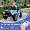 Jojoka 12V Kids Ride-On Truck with Remote Control, LED Lights, Music & Bluetooth, 2 Driving Modes, Shock Absorbers, for Ages 2-5 - 2 of 4