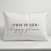 Creative Products This Is Our Happy Place White and Black 14x20 Indoor / Outdoor Pillow - 4 of 4