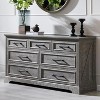 52" Wide Farmhouse 7 Drawers Dresser for Bedroom, Wood Chest of Drawers with Natural Texture for Bedroom, Living Room - 2 of 4