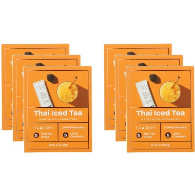 Copper Cow Coffee Tea Thai - 10 box (Pack of 6)