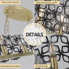 Modern Crystal Chandeliers 6-Light Oval K9 Crystal Pendant Light Luxurious Hanging Lamp for Living Room Dining Room Foyer Kitchen Island transparent - 3 of 4
