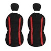 Unique Bargains Universal Interior Car Seat Covers Head Rest Cover Washable Flat Padding Polyester Sponge Car Seat Covers Fit for Cars 4 Pcs - 4 of 4