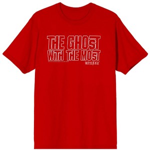 Beetlejuice Ghost With The Most Men's Short Sleeve Tee - 1 of 2