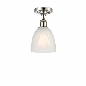 Castile - 1 Light Semi-Flush Mount In Industrial Style-11 Inches Tall and 6 Inches Wide - 1 of 1