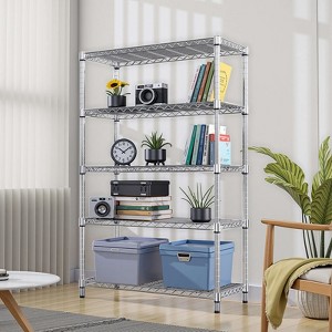 ORRD 5-Tier Steel Utility Shelving Rack, 1750LBS Capacity | 17.7"D x 47.2"W x 72.3"H | Home/Kitchen/Office/Garage - 1 of 4