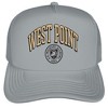 Official US Military Academy Classic Seal Foam Snapback Trucker Hat - for Men and Women, Grey, One Size - 2 of 4