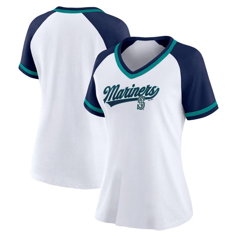 MLB Seattle Mariners Women&#39;s Jersey T-Shirt, 1 of 4