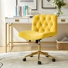 Nigel Modern Flannel Office Chair with Tilt and Adjustable Height Mecha|HULALA HOME - 2 of 4
