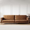 Luck Live 86.61 inch medieval vintage sofa, brown - 3 of 4