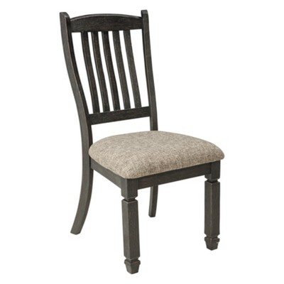 Set of 2 Tyler Creek Dining Upholstered Side Chair Brown/Black - Signature Design by Ashley