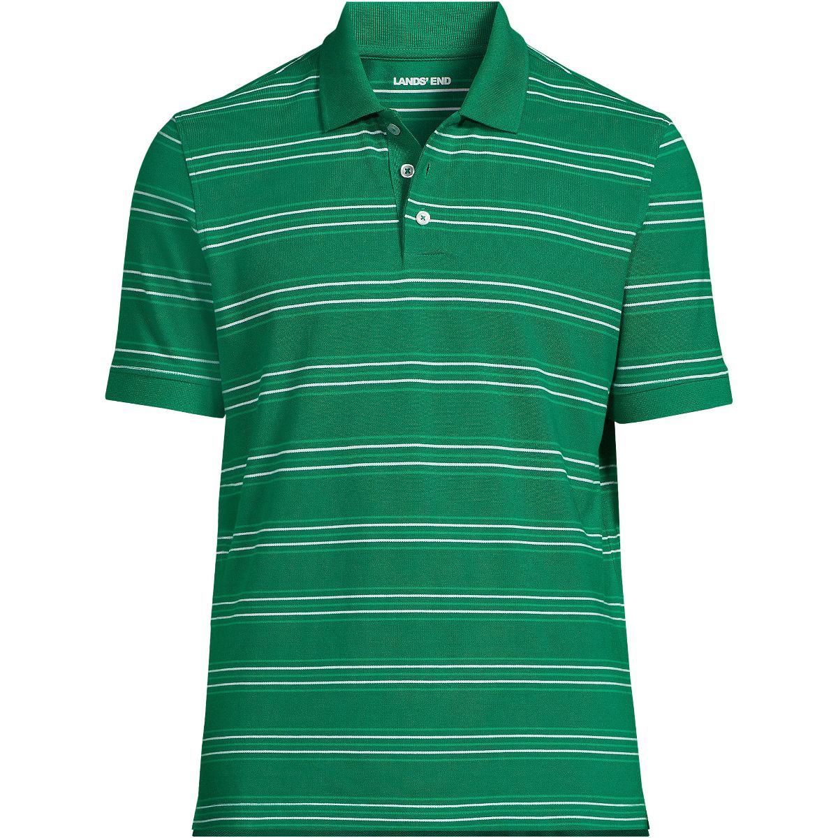 Lands' End Men's Short Sleeve Comfort-First Mesh Polo Shirt - thumbnail 6