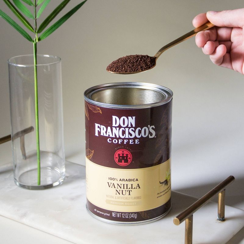 Don Francisco's Vanilla Nut Flavored Medium Roast Ground Coffee - 12oz, 6 of 12