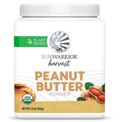 Harvest Peanut Butter Powder, High Protein & Low-Fat Peanut Butter for Weight Loss, Sunwarrior, 42 servings