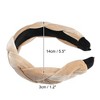 Unique Bargains Women's Thick Braided Velvet Headband Hairband Accessories 1.2 Inch Wide 1 Pc - 4 of 4