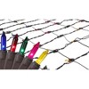 Northlight Mini Net Style Incandescent Christmas Lights - 2' x 8' - Multi-color - Brown Wire - 2 of 3