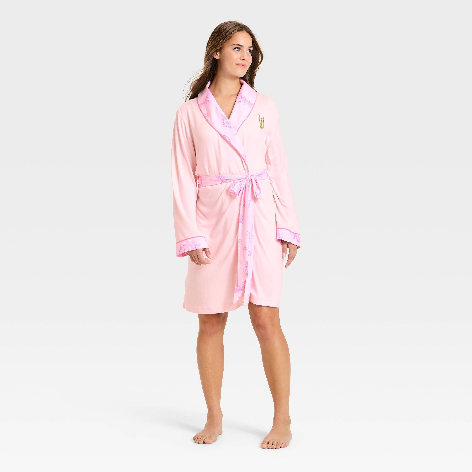 Wicked x Katie Kime Women's Graphic Robe - Pink