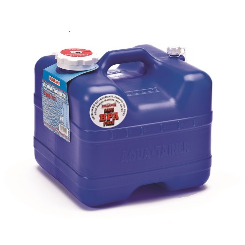 Reliance Products 8910-03 Aqua-pak 5 Gallon 20 Liter Bpa-free Plastic  Drinking Water Container Storage Jug With Attaching Spout, Blue (2 Pack) :  Target